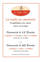 Le Logis Saint Martin menu