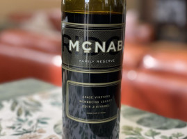 Mcnab Ridge Winery Tasting Room food
