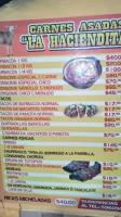 Barbacoa De Borrego Y Carnes Asadas La Haciendita menu