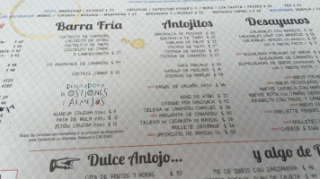 Fisher's Ixtapa menu