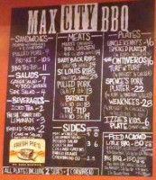 Max City Bbq food