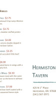 Hermiston Tavern inside