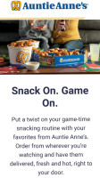 Auntie Anne's Pretzels food