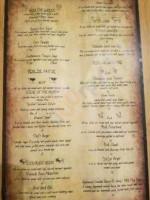 Irish Snug Restaurant And Bar menu