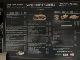 Country Kitchen Food Truck menu