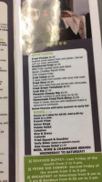 The Mason Jar menu