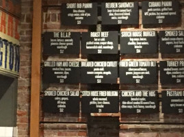 Stitch House Brewery menu