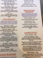 Frisco Diner menu