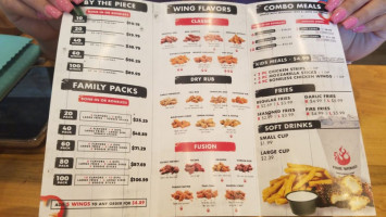 Fire Wings menu