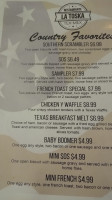 La Toska Tex Mex menu