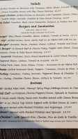 Manny’s Place menu