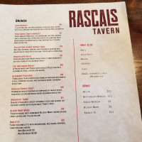 Rascals Tavern Greensboro menu