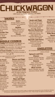 Chuckwagon menu