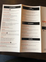 One North Kitchen menu