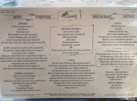 Chez Maman East menu