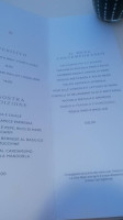 Al Metrò menu