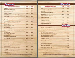 Clamato Saloon Cuautitlan Carte