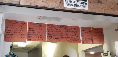 Daves Bbq menu