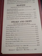 The Avenue Steak Tavern menu