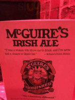 Mcguire's Irish And Pub menu