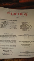 Dixie Q menu