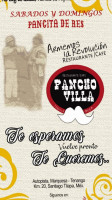 -cafe Pancho Villa menu