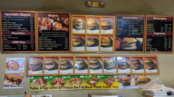 City Bagels menu