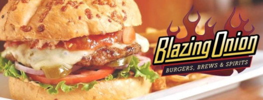 Blazing Onion Burger Company food