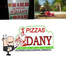 Pizzas Dany menu