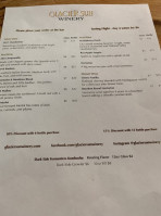 Glacier Sun Winery menu