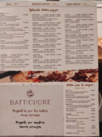 Batticuore menu
