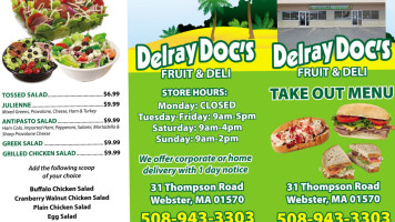 Delray Doc's Fruit Deli food
