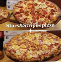 Stars & Stripes Pizza food