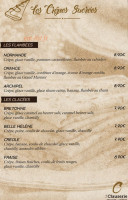 La Clauserie, Brasserie Creperie menu