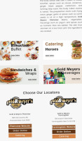 Gold Meyer's Gourmet Deli food