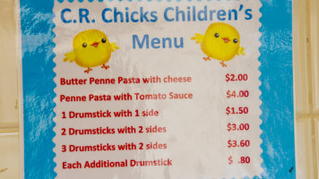 C.r. Chicks (village Blvd. menu