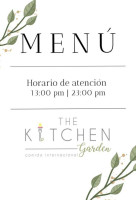 The Kitchen Garden menu