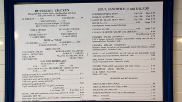 C.r. Chicks (indiantown Rd. menu