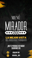 Mirador 600 food
