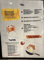 Flaming Joe's Seafood menu