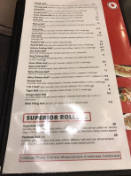 Soho Sushi And Teppanyaki menu