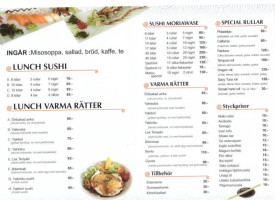 Mat-sushi menu