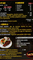 Las Torres Restaurant Bar Grill menu