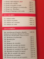 L HelvÉtia menu