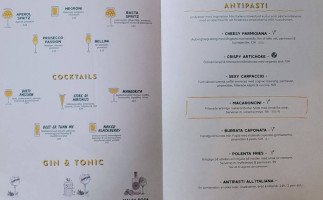 Basta Italiensk Restaurang Sundsvall menu
