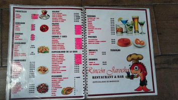 Rincon Jarocho menu