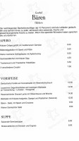 Gasthof Baeren menu