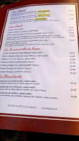 Auberge du Plan-Jacot menu