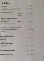 Gasthof Sternen menu