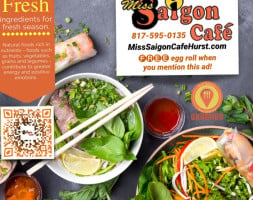 Miss Saigon Cafe food